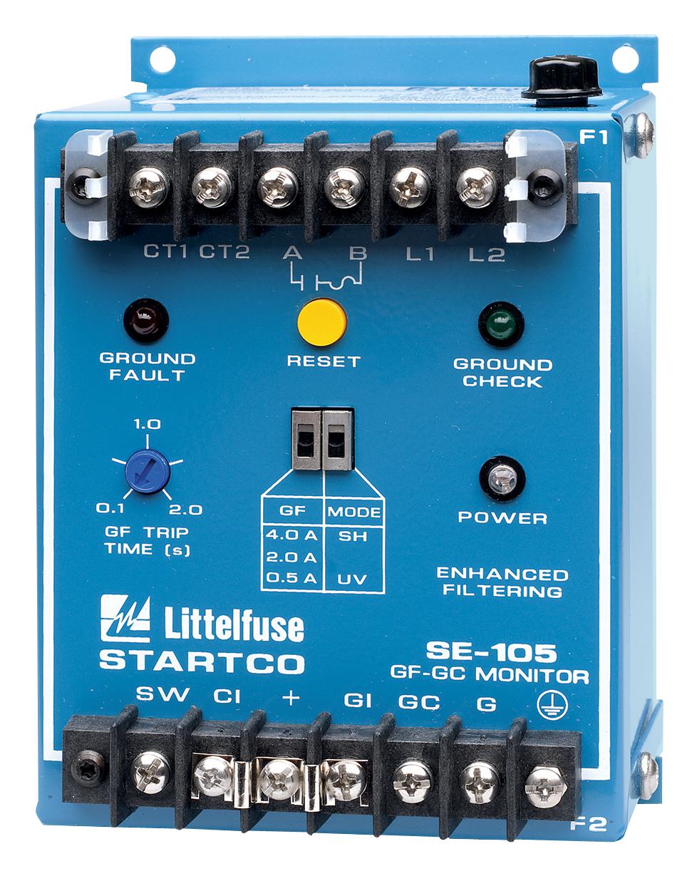 Littelfuse Se-105 Ground Fault Relay, Spst-No, 120Vac, Smd