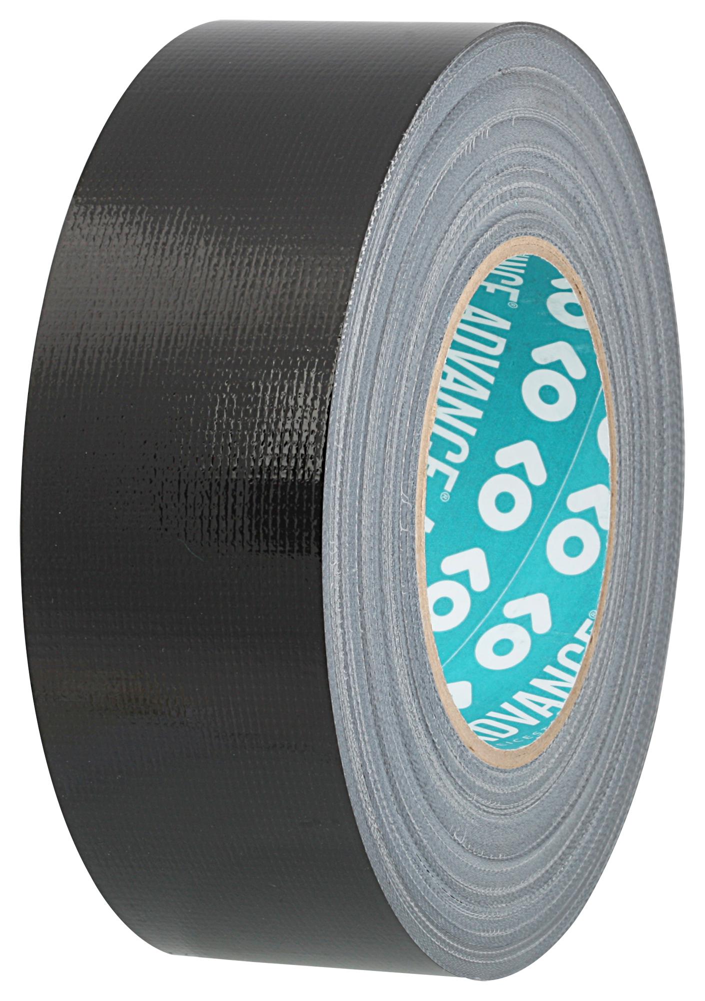 Advance Tapes At175 Black 50M X 50mm Tape, Polycloth, 50M X 50mm