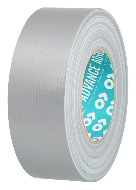 Advance Tapes At175 Silver 50M X 50mm Tape, Polycloth, 50M X 50mm