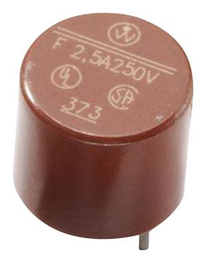 Littelfuse 37012500410 Fuse, Radial, Fast Acting, 2.5A