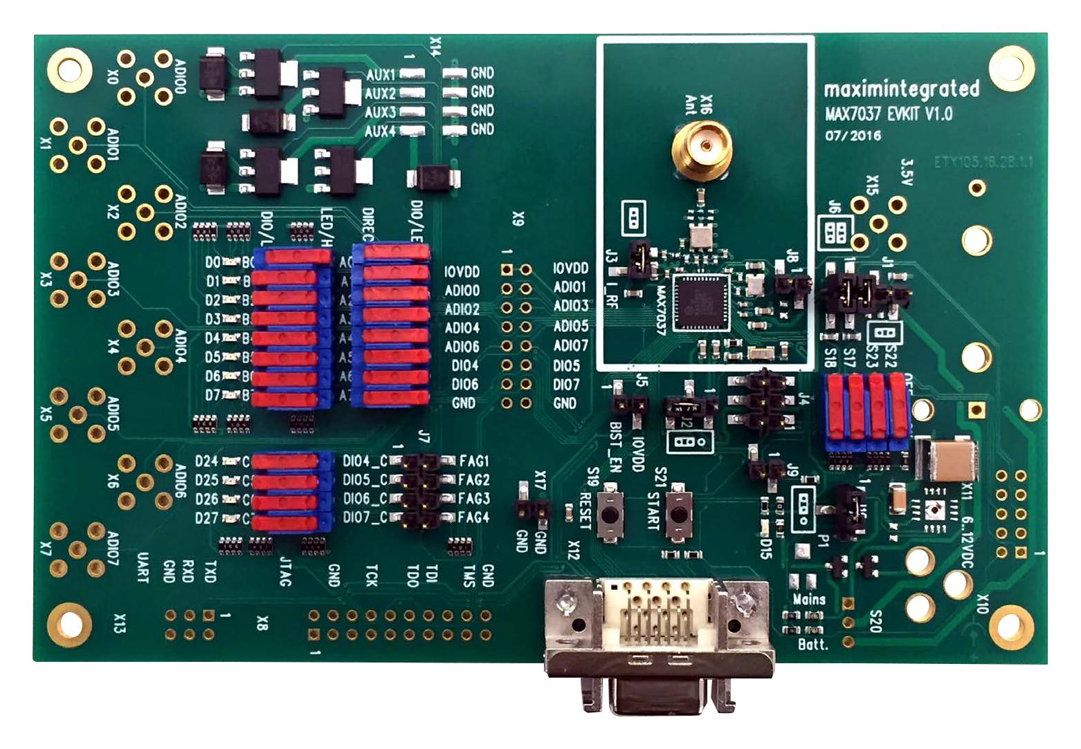 Analog Devices Max7037Evkit# Evaluation Kit, Rf Ism Band Transceiver