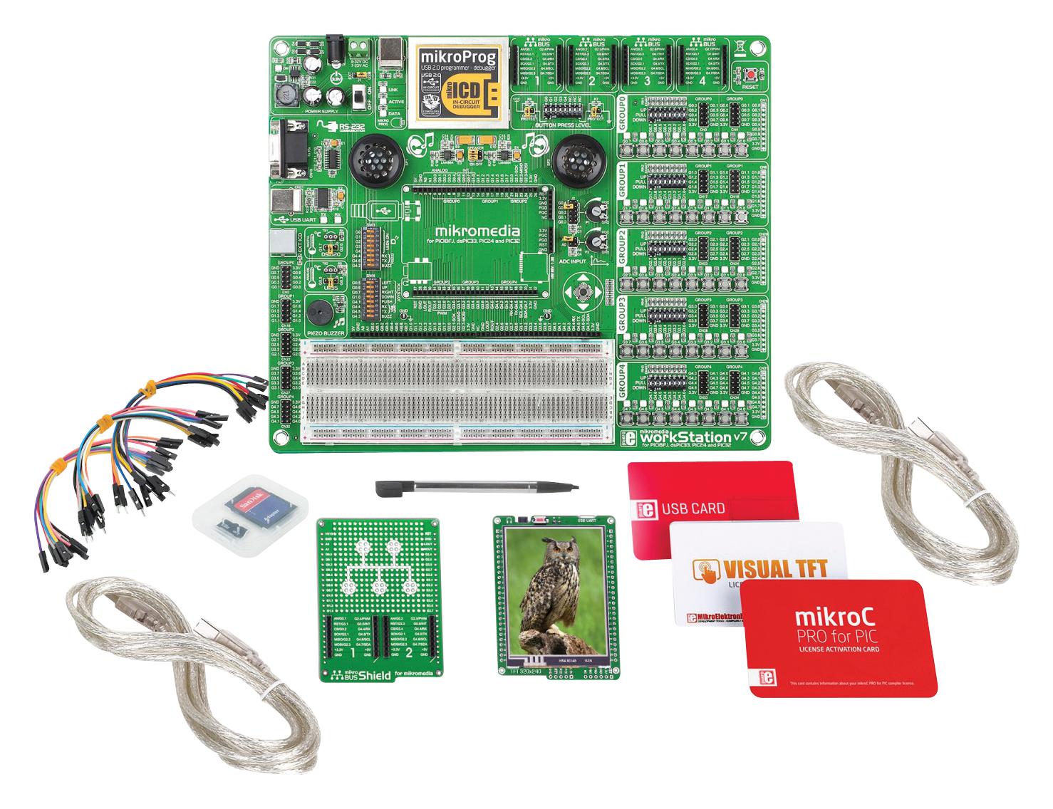 MikroElektronika Mikroe-2642 Dev Kit, Mikropascal Graphic Interface