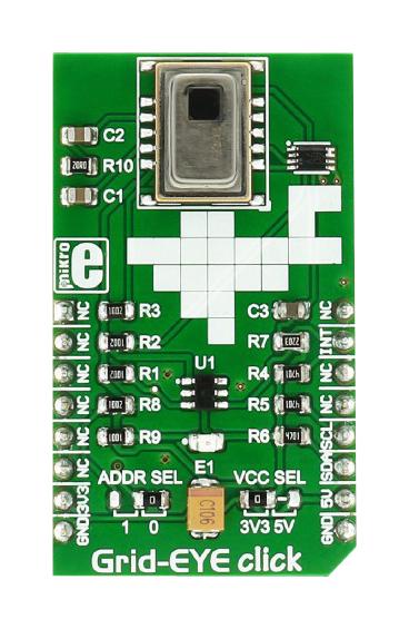 MikroElektronika Mikroe-2539 Grid-Eye Click, Easyboard Dev Platform