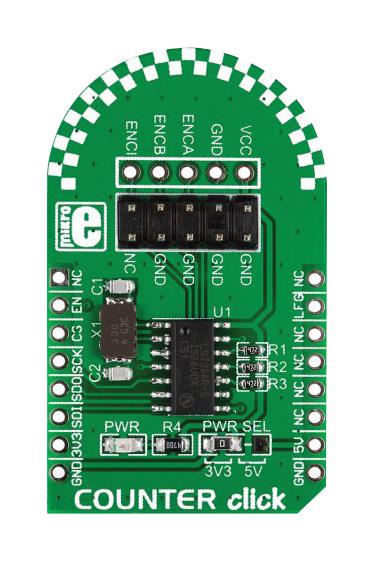 MikroElektronika Mikroe-1917 Counter Click, Easyboard Dev Platform