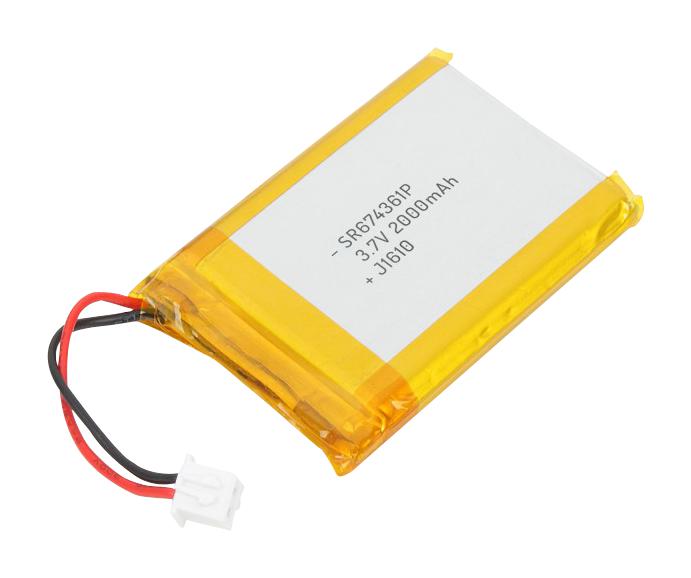 MikroElektronika Mikroe-1120 Battery,li-Po,2Ah,3.7V