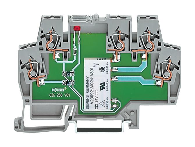 WAGO 859-354 Relay, Spdt, 24V, 5A, Socket