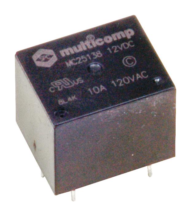 Multicomp Mc25139 Relay, Spdt, 24Vdc, 10A, Th