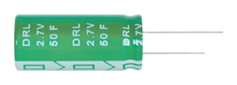 Samxon Drl107S0Tl60Rrdap Capacitor, 100F, 2.7V, Double Layer, Radial