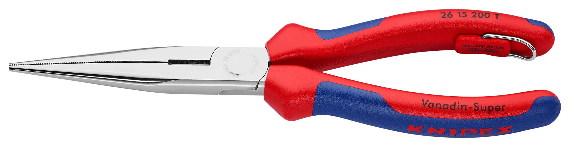 Knipex 26 15 200 T Snipe Nose Plier, 200mm