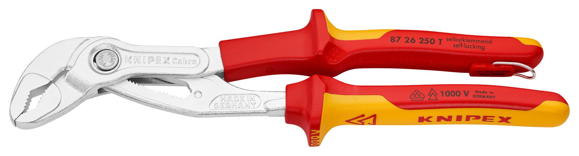 Knipex 87 26 250 T Plier, Water Pump, 250mm