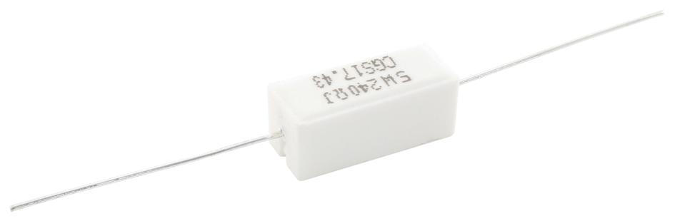 CGS TE Connectivity Sqpr5470Rj Res, 470R, 5%, 5W, Axial, Metal Film