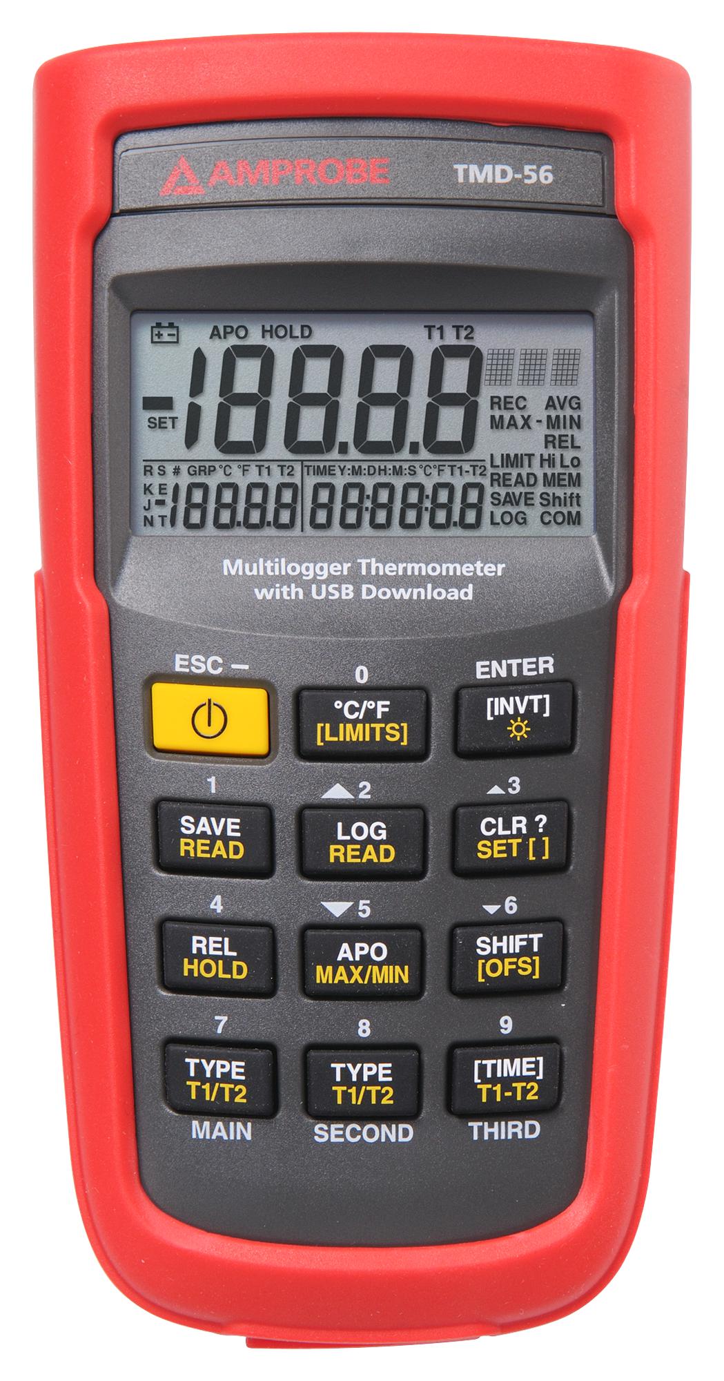 Beha-Amprobe Tmd-56 Thermometer W/ Usb Download