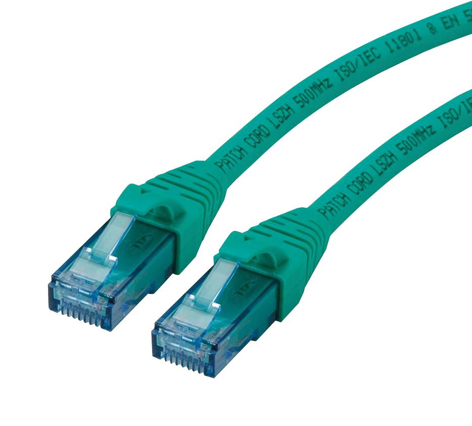 Roline 21.15.2732 Patch Cord, Rj45 Plug, Cat6A, 2M, Green