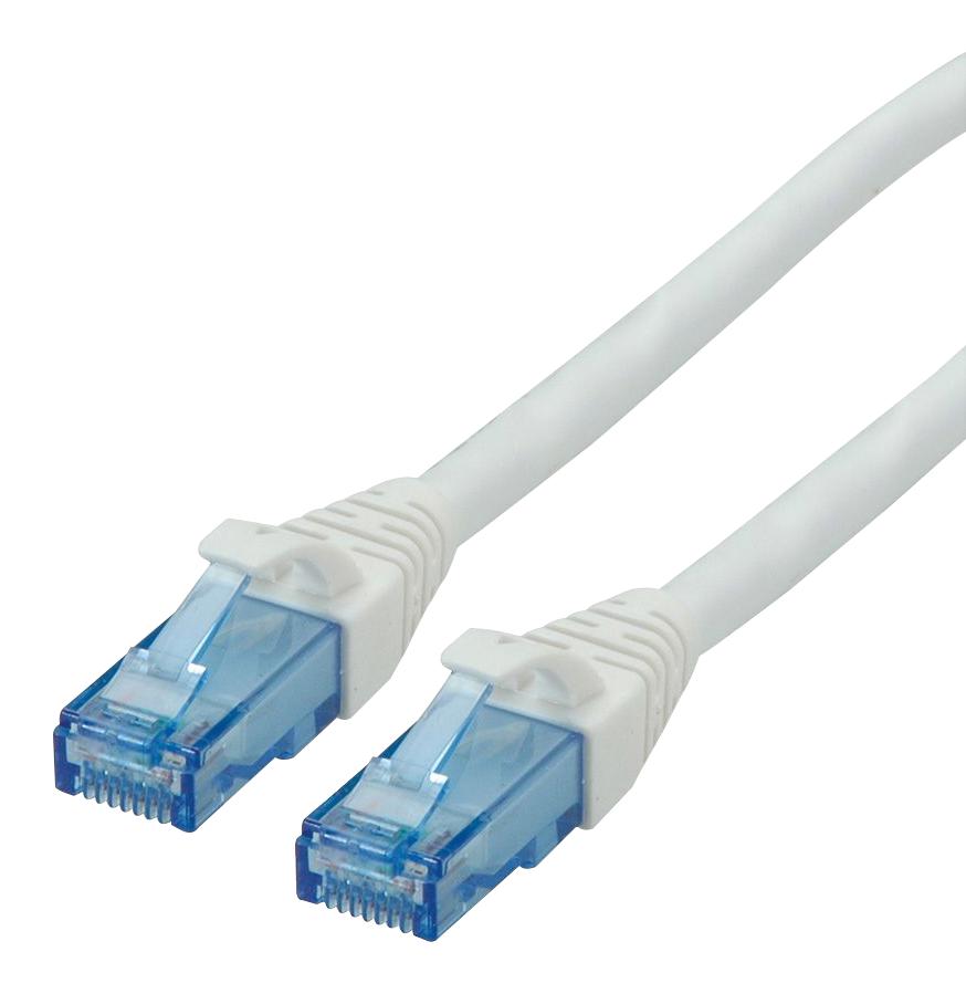 Roline 21.15.2761 Patch Cord, Rj45 Plug, Cat6A, 1M, White