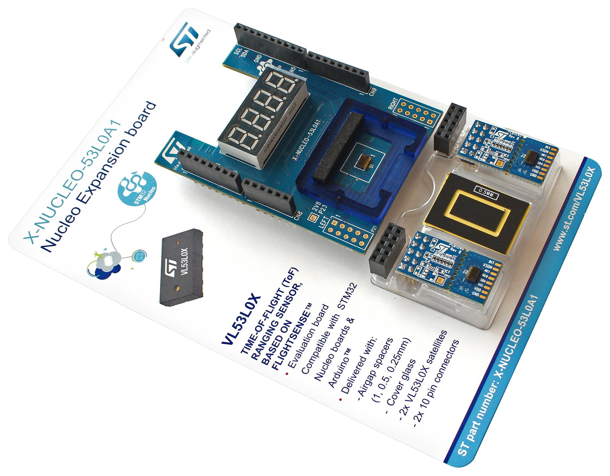 STMicroelectronics P-Nucleo-53L0A1 Eval Board, 32Bit ARM Cortex-M4 Mcu