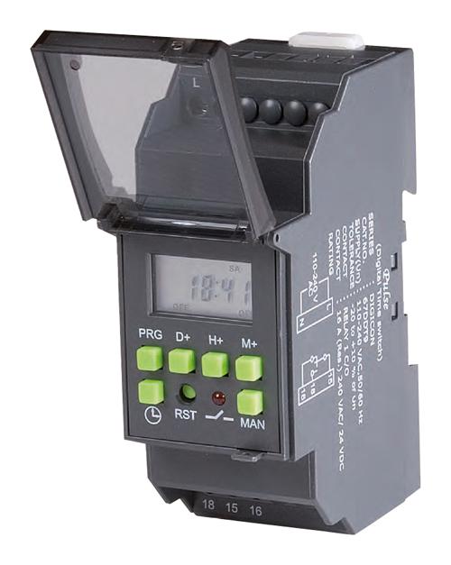 Gic 69Hdt0 Digital Time Switch, Spdt, 12Vdc