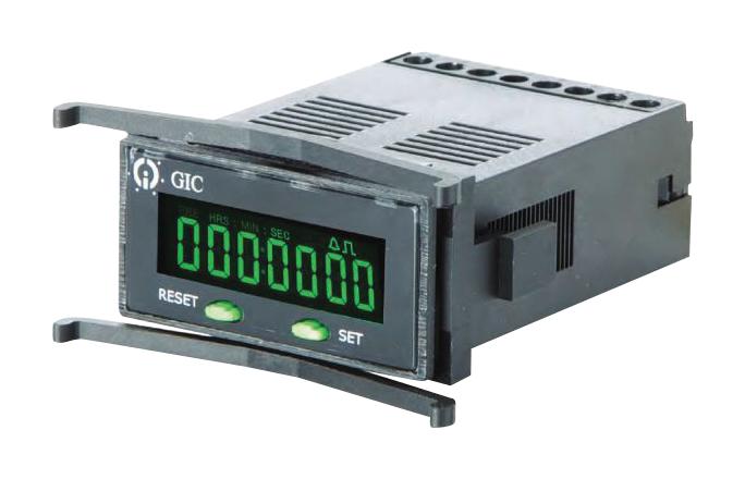 Gic Z2221N0G2Ft00 Hour Meter/counter, 7 Digit, Relay O/p