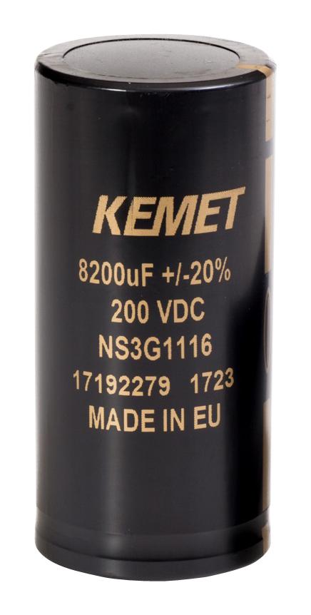 KEMET Alf20C681Dh400 Capacitor, Alu Elec, 680Uf, 400V, Press Fit