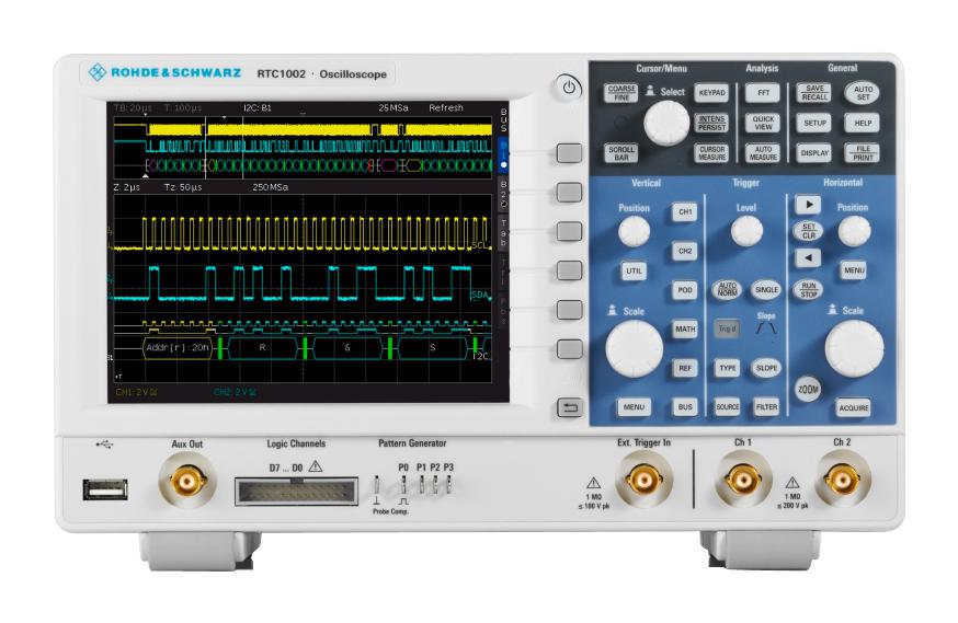 Rohde & Schwarz Rtc-Bndl Oscilloscope, 300Mhz, Lcd Color