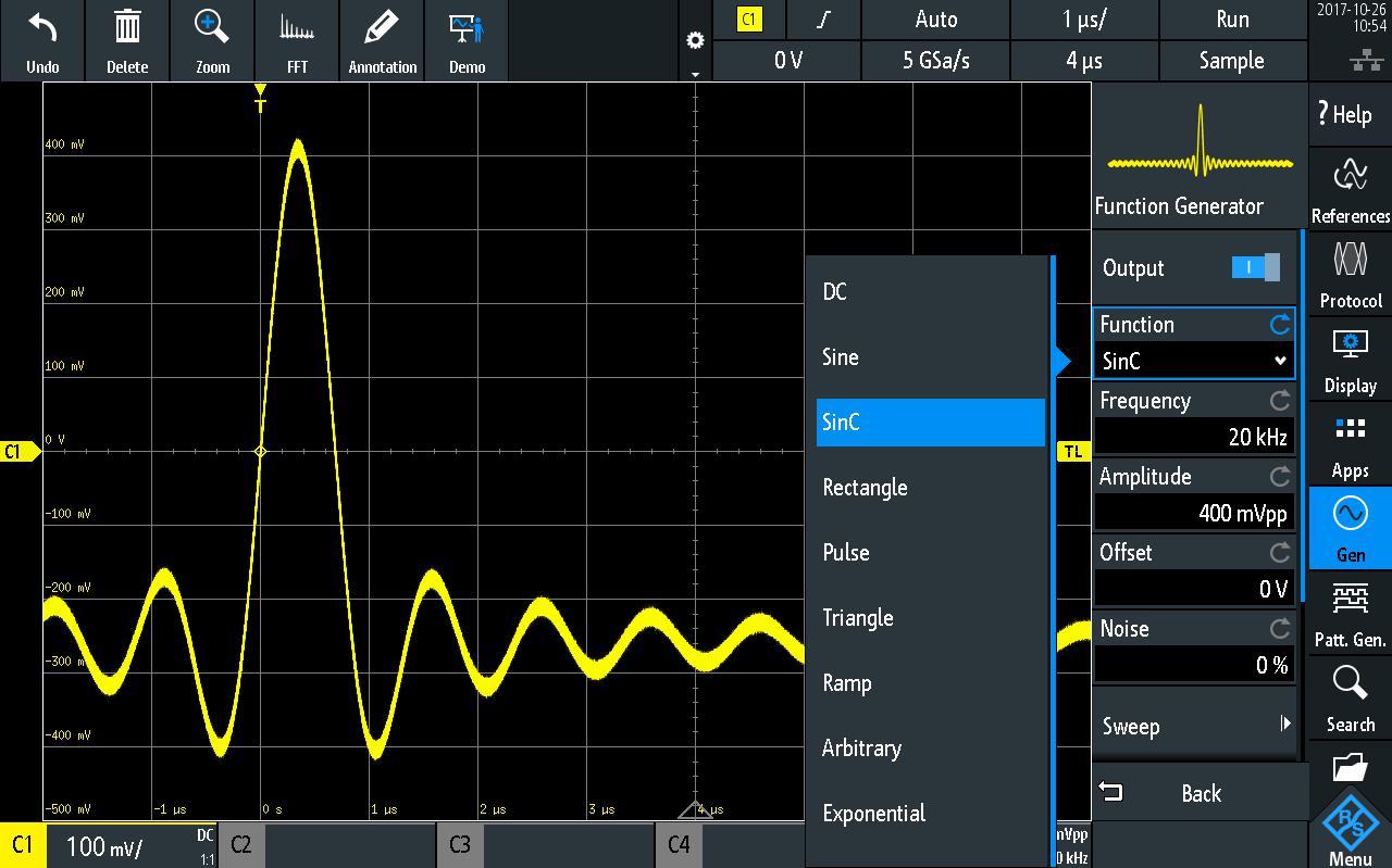 Rohde & Schwarz Rtm-B6 Arb Waveform Generator, Oscilloscope