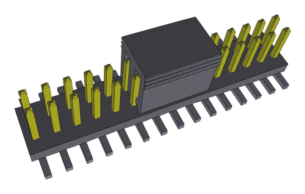 Samtec Fts-115-01-L-Dv-P Connector, Header, 30Pos, 2Row, 1.27mm