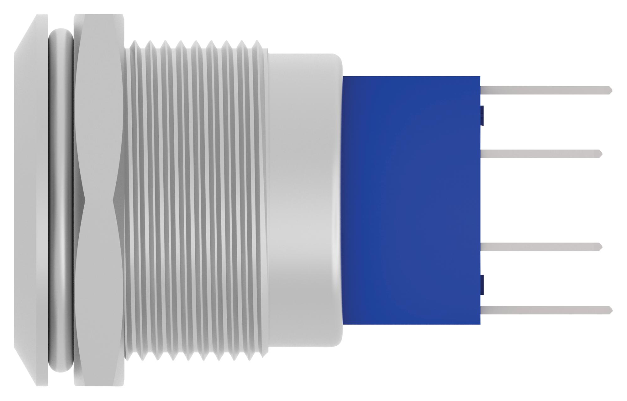 Alcoswitch / Te Connectivity Av1920Eb12Q04 Vandal Resistant Sw, Dpst, 3A, 250Vac