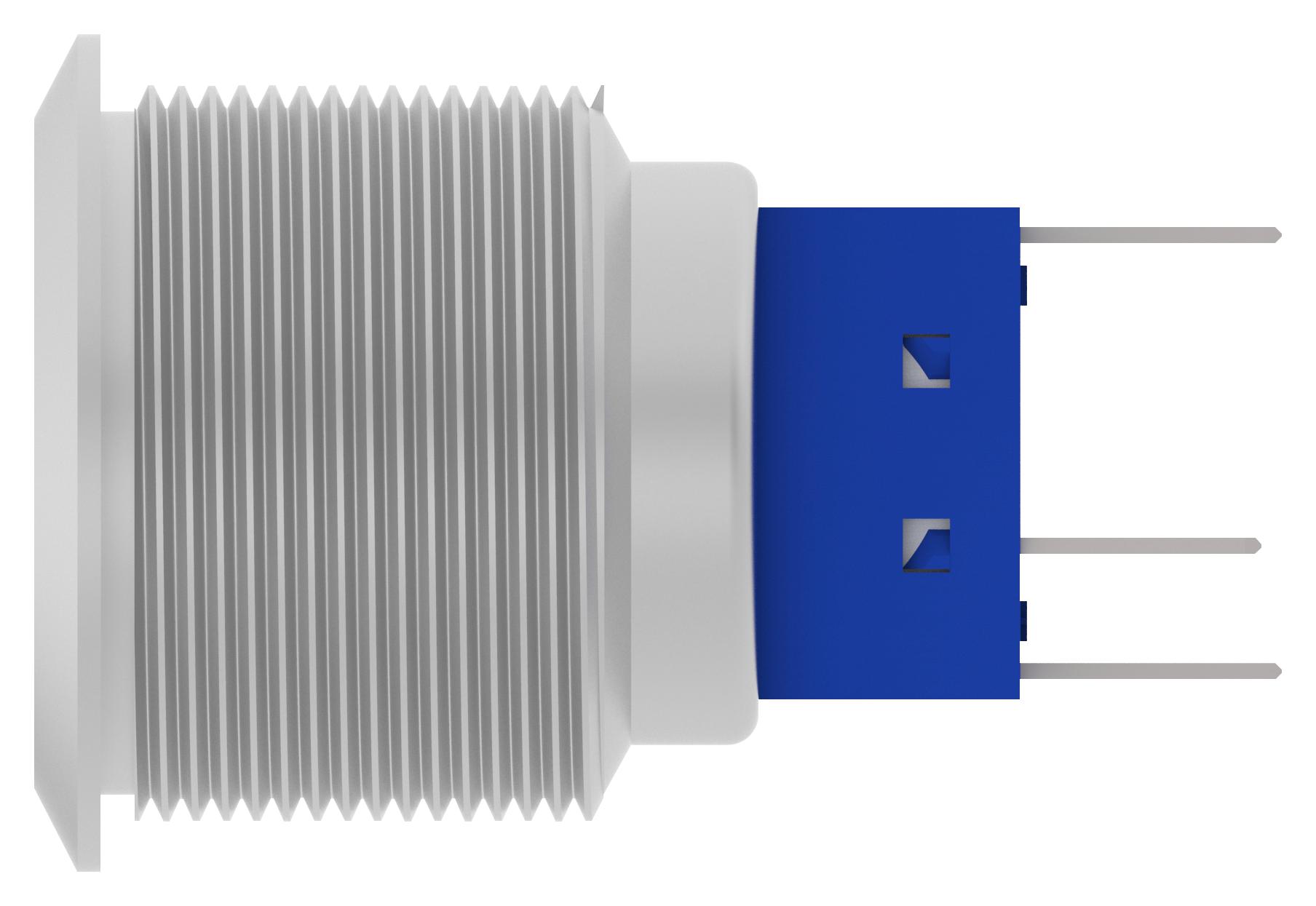 Alcoswitch / Te Connectivity Av2210Eg12Q04 Vandal Resistant Sw, Spst, 3A, 250Vac