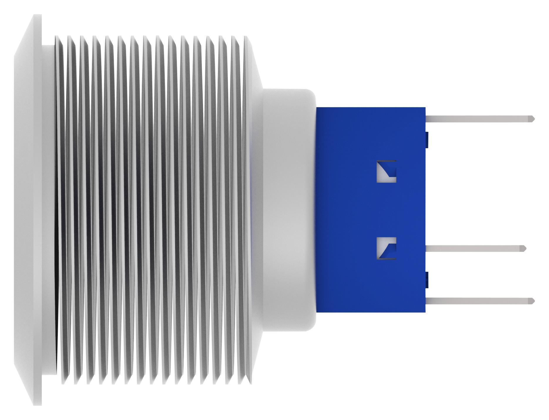 Alcoswitch / Te Connectivity Av2510E512Q04 Vandal Resistant Sw, Spst, 3A, 250Vac