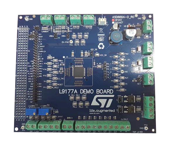 STMicroelectronics Eval-L9177A Eval Board, Low End Engine Control