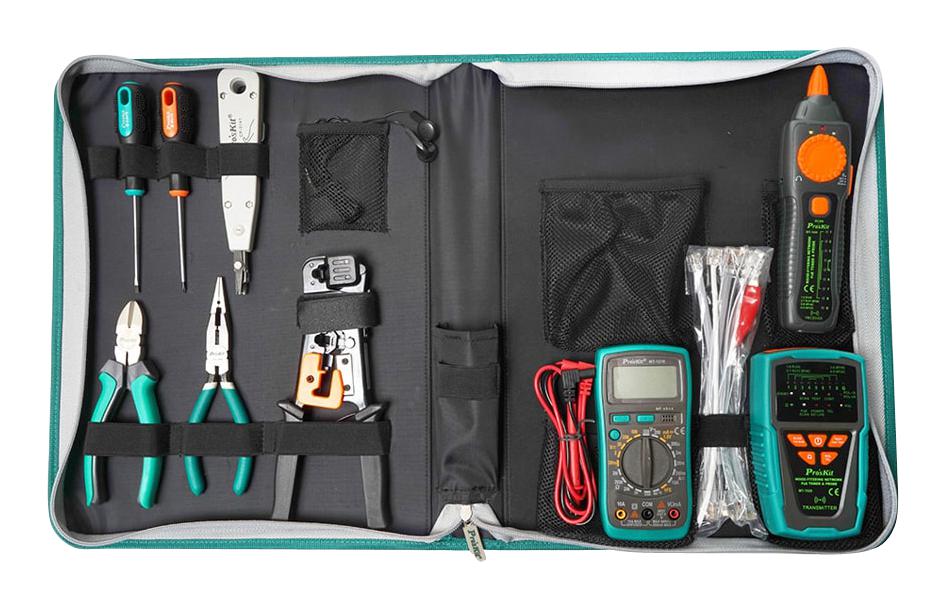 Proskit Industries Pk-2629 Electronic Tool Kit, Telecom / Network