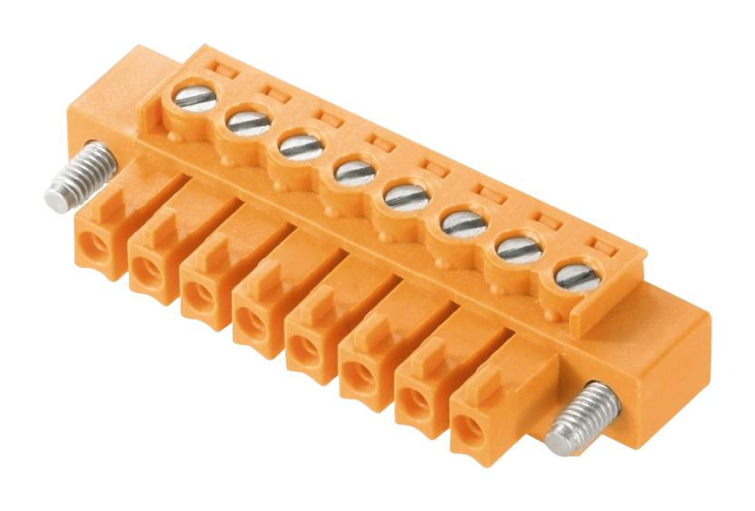 Weidmuller 1941080000 Terminal Block, Pluggable, 9Pos, 16Awg