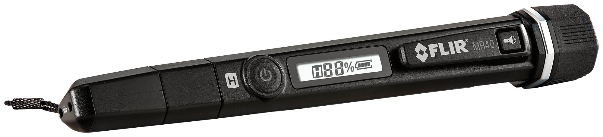 Flir Mr40 Moisture Pen W/flashlight, 5% To 60% Mc