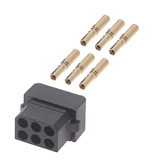 Harwin M80-8440645 Connector, Rcpt, 6Pos, 2Row, 2mm