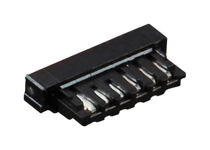 Hirose Df52-6P-0.8C Connector, Plug, 6Pos, 1Row, 0.8mm