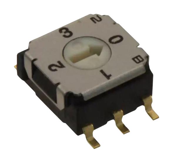 NIDEC Components Cs-7-14Tb Rotary Switch, Sp4T, 0.1A, 5V, Smd