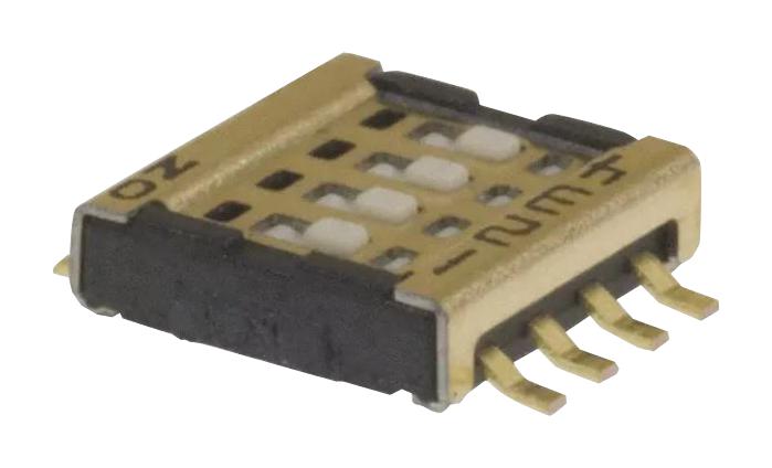 NIDEC Components Cvs-03Tb Dip Switch, 3Pos, Spst, Slide, Smd