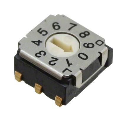 NIDEC Components Sh-7010Ta Rotary Code Sw, 10Pos, Bcd, 0.1A, 5V