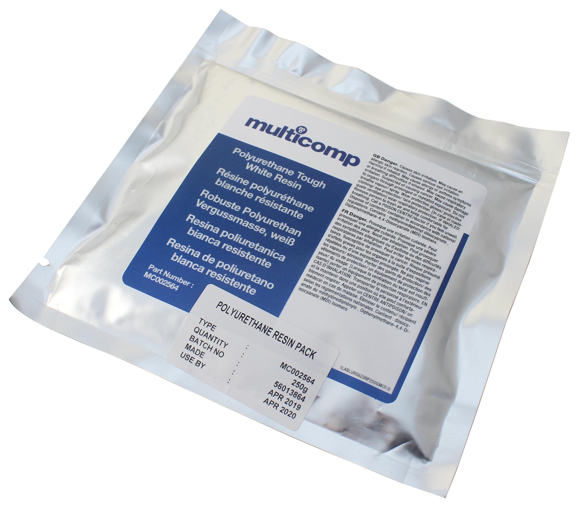 Multicomp Mc002564 Pur Resin, Packet, White, 250G