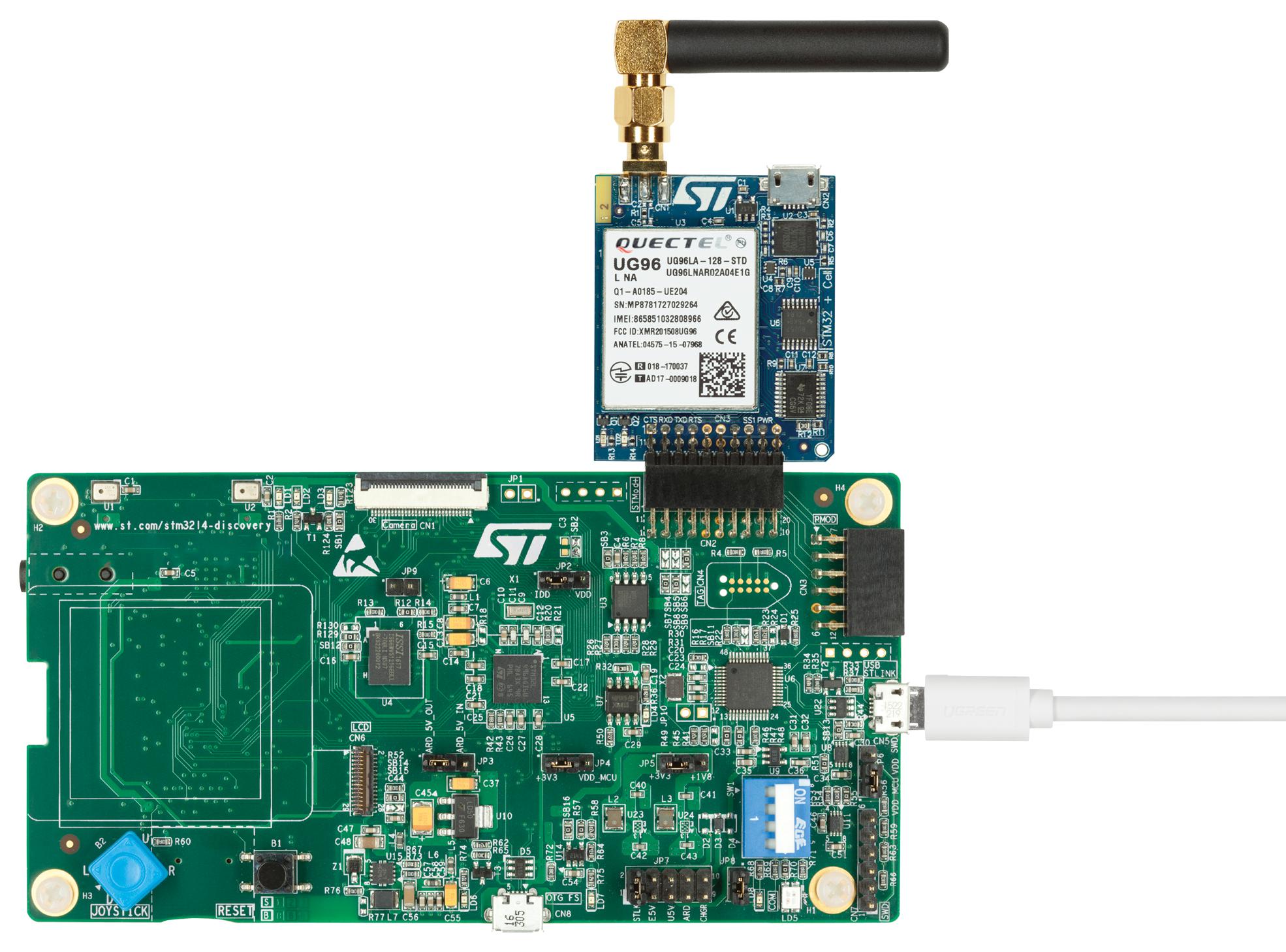 STMicroelectronics P-L496G-Cell01 Dev Board, 32Bit, ARM Cortex-M4 Mcu