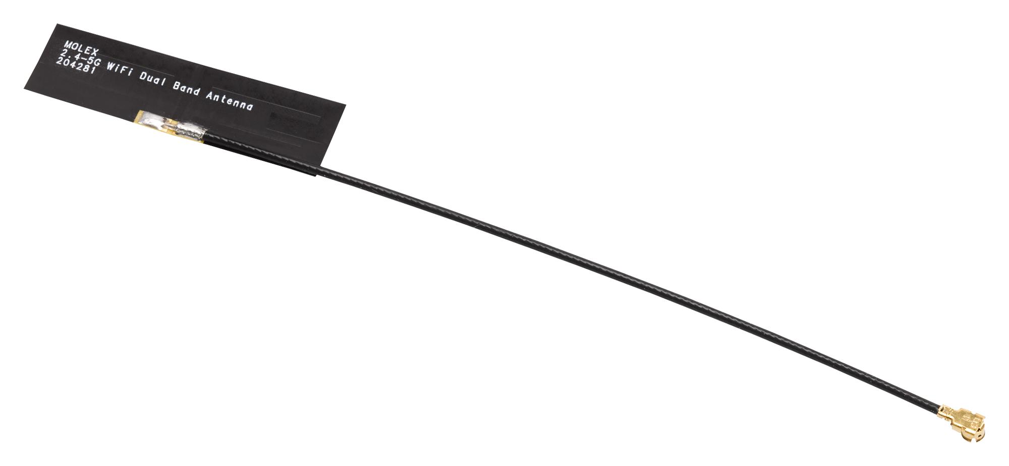 Molex 204281-1200 Wifi Antenna, 5.15-5.85Ghz, 2.8Dbi