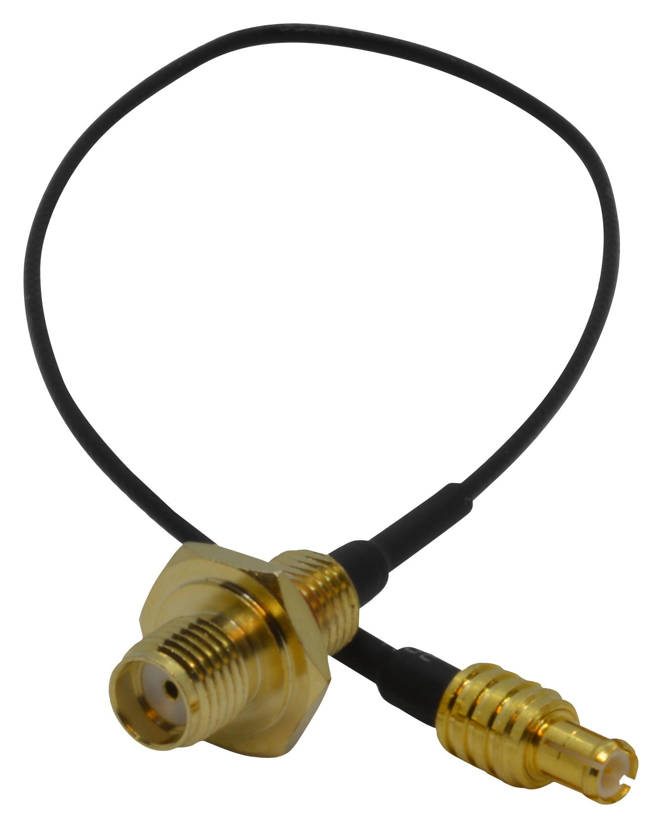 Multicomp Pro Mc002682 Rf Coax Cable, Sma Jack-Mcx Plug, 100mm