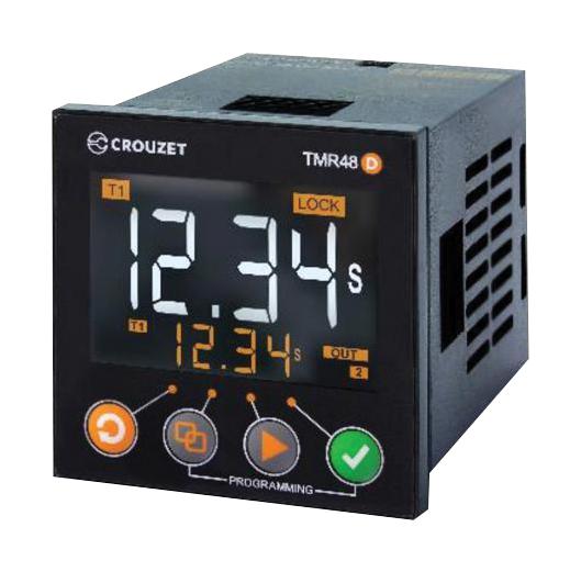 Crouzet Gdf1R10Mv2 Digital Timer, Multifunction, Spdt