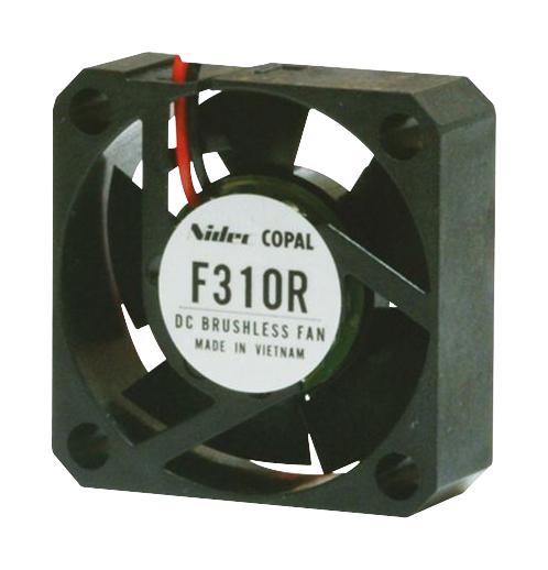 NIDEC Components F310R-12Lc Axial Fan, 30mm, 12Vdc, 3.18Cfm, 17Dba