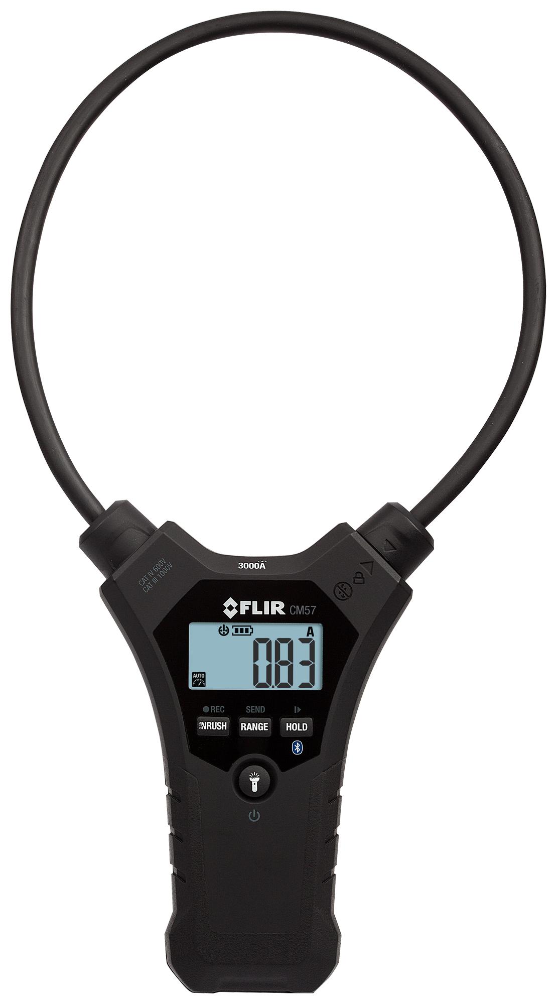 Flir Cm57 Flexible Clamp Meter, True Rms, 3Ka