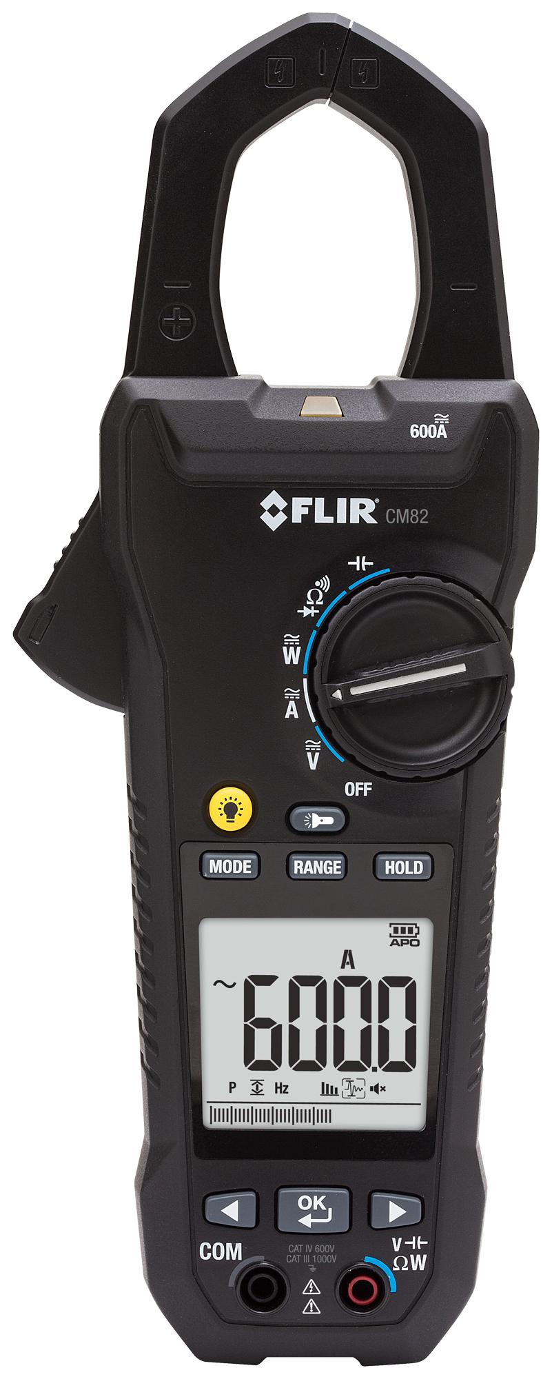 Flir Cm82 Clamp Meter, True Rms, 37mm, 600A/1Kv