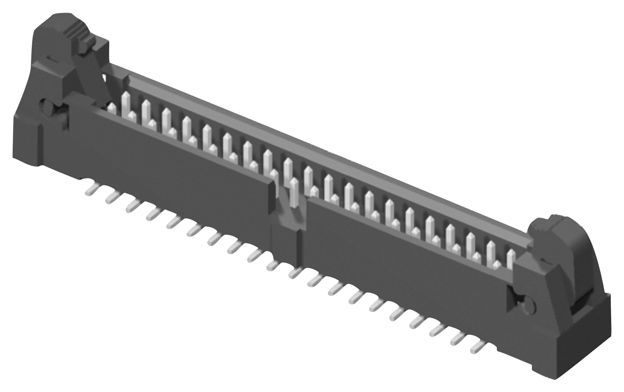 Samtec Eht-125-01-S-D-Sm-Lc Connector, Header, 50Pos, 2Row, 2mm