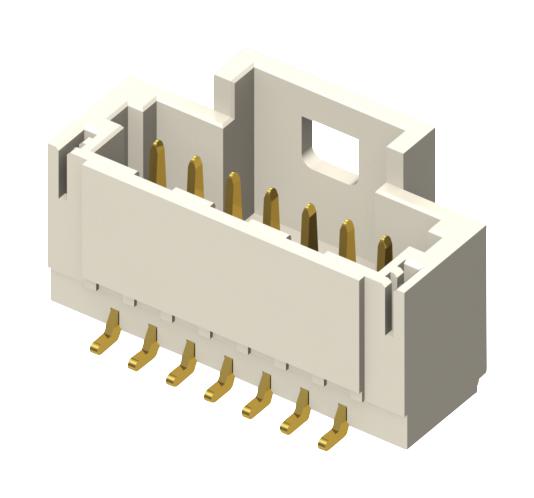 Samtec T1M-10-F-Sh-L-K Connector, Header, 10Pos, 1Row, 1mm