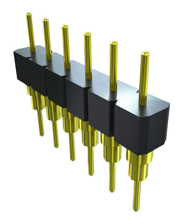 Samtec Bbs-132-T-A Connector, Header, 32Pos, 1Row, 2.54mm