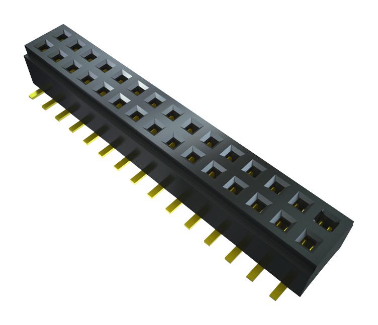 Samtec Clm-104-02-F-D Connector, Rcpt, 8Pos, 2Row, 1mm