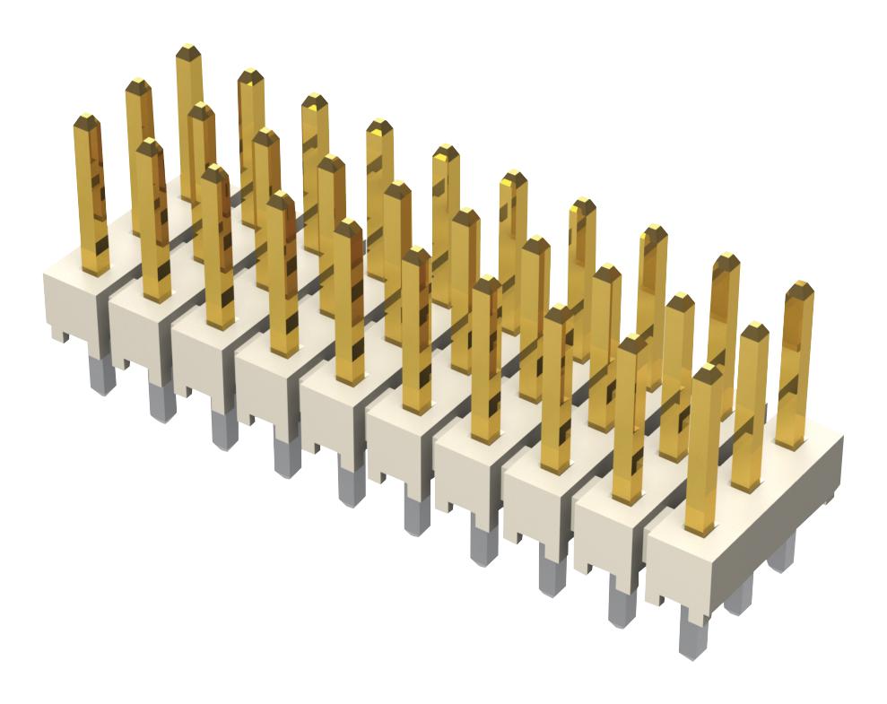 Samtec Htsw-110-07-L-T Connector, Header, 30Pos, 3Row, 2.54mm